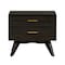 Armen Living Baly 3 Piece Acacia King Loft Bed and Nightstands Bedroom Set SETLFBDKG3A - alternate 5